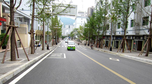 武隆江北城区道路路面改造